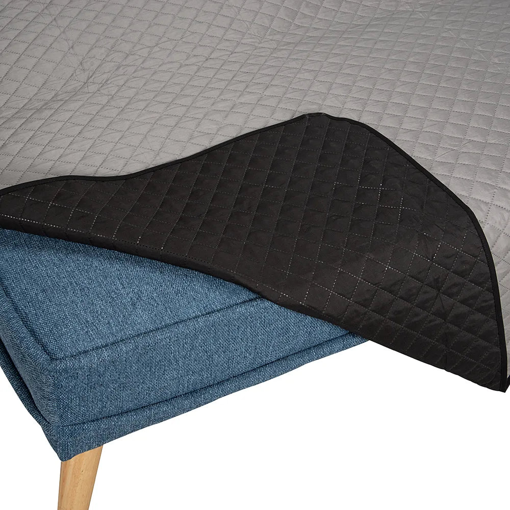 Protector De Sofá Cama Gris/Negro