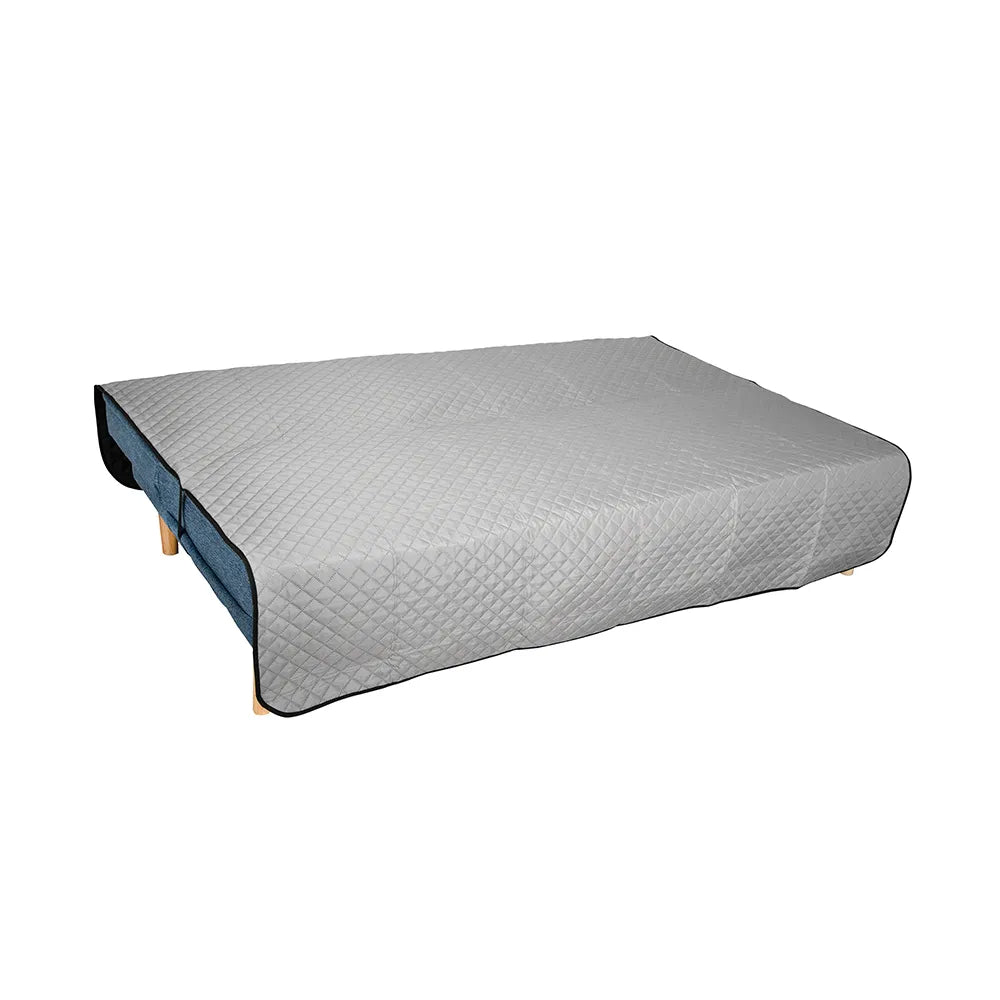 Protector De Sofá Cama Gris/Negro