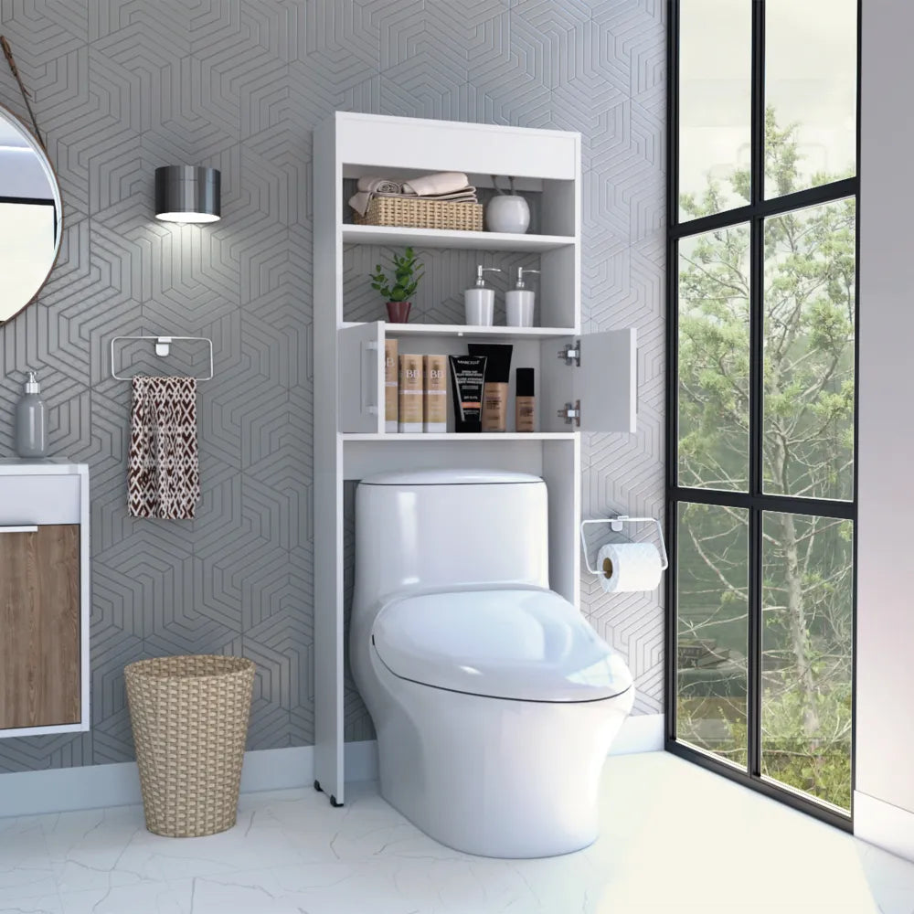 Mueble Auxiliar De Baño Madrid Blanco
