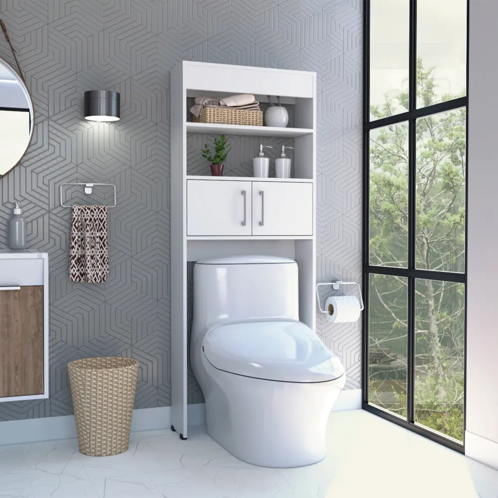 Mueble Auxiliar De Baño Madrid Blanco