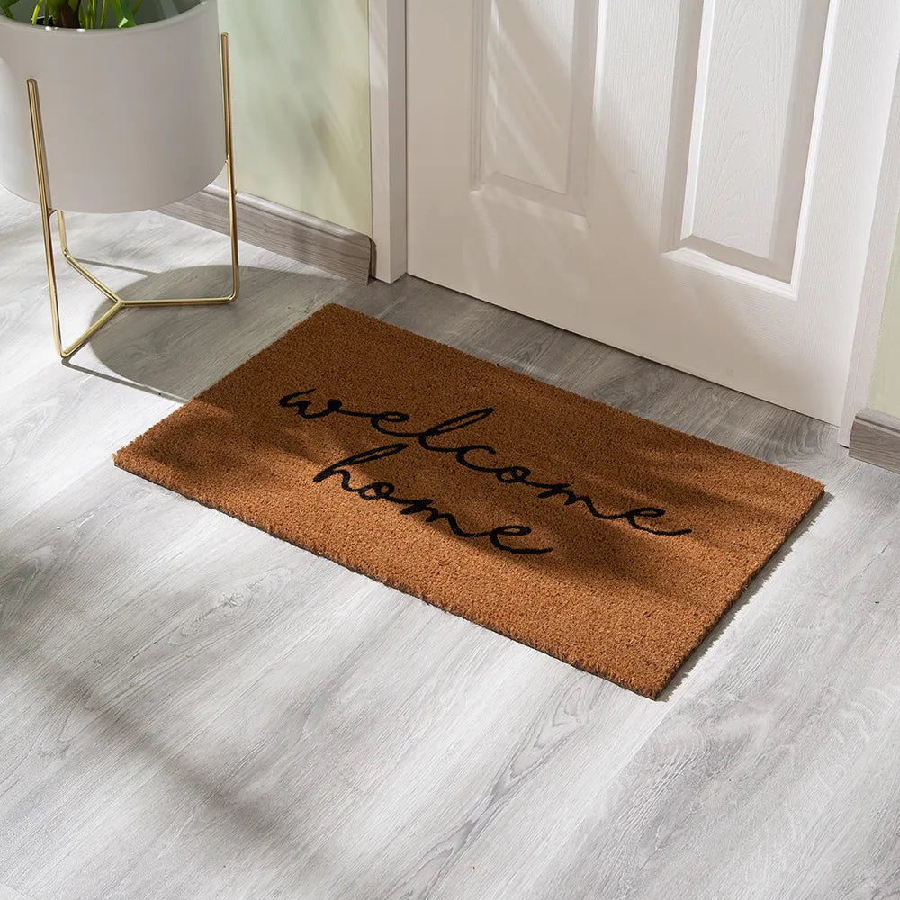 Tapete Entrada Welcome Home Natural
