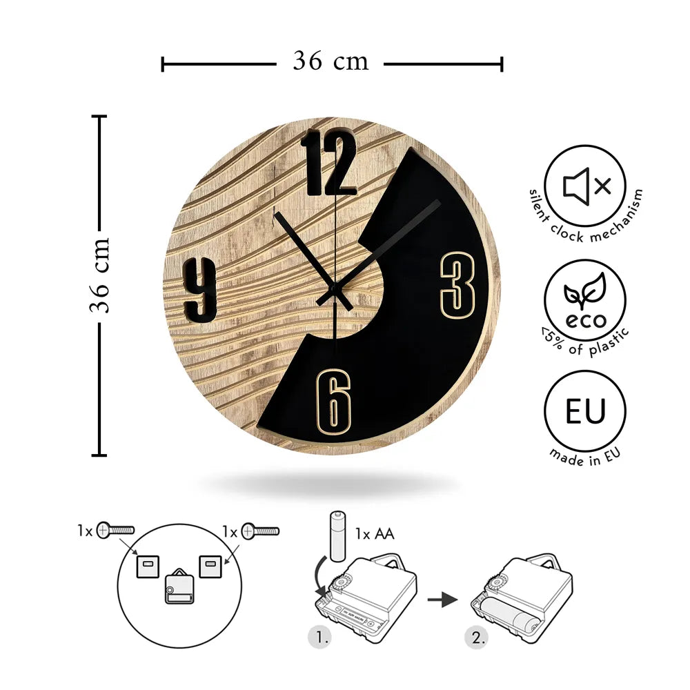 Reloj de Pared Ryan 30cm