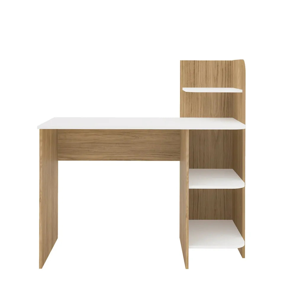 Escritorio Nexus Mdp Roble Con Blanco