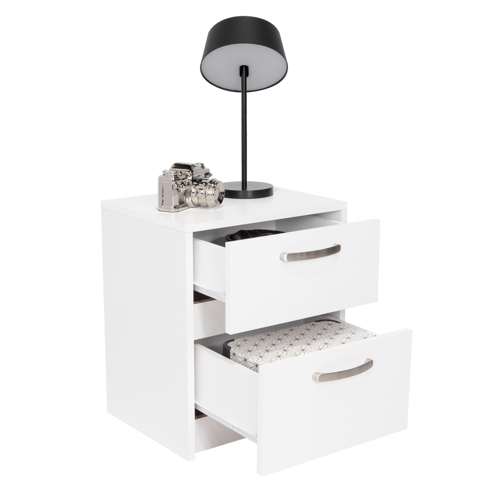 Mesa De Noche Argento Blanco