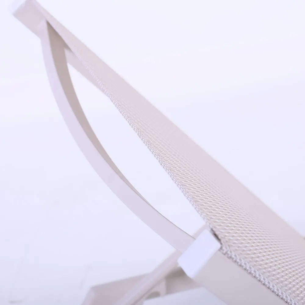 Asoleadora Miller Aluminio Blanco