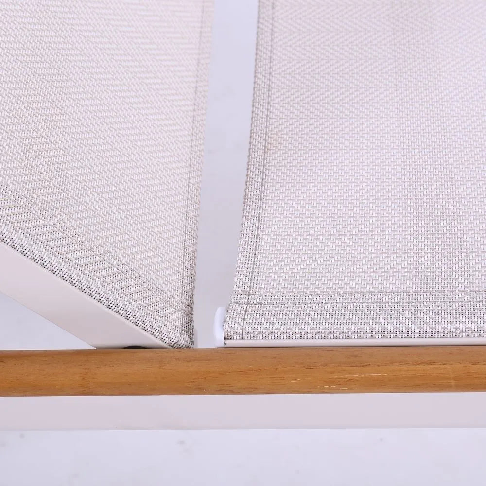 Asoleadora Miller Aluminio Blanco