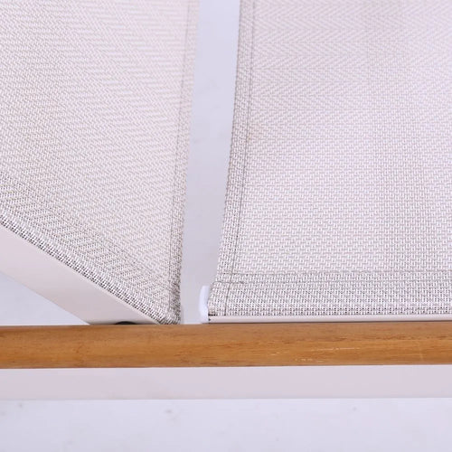 Asoleadora Miller Aluminio Blanco