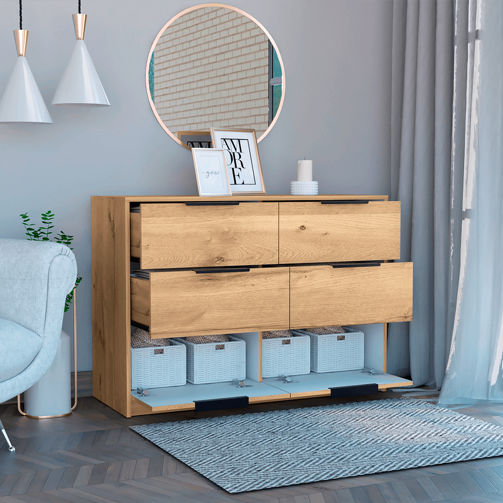 Comoda Hunter 4 Cajones Beige