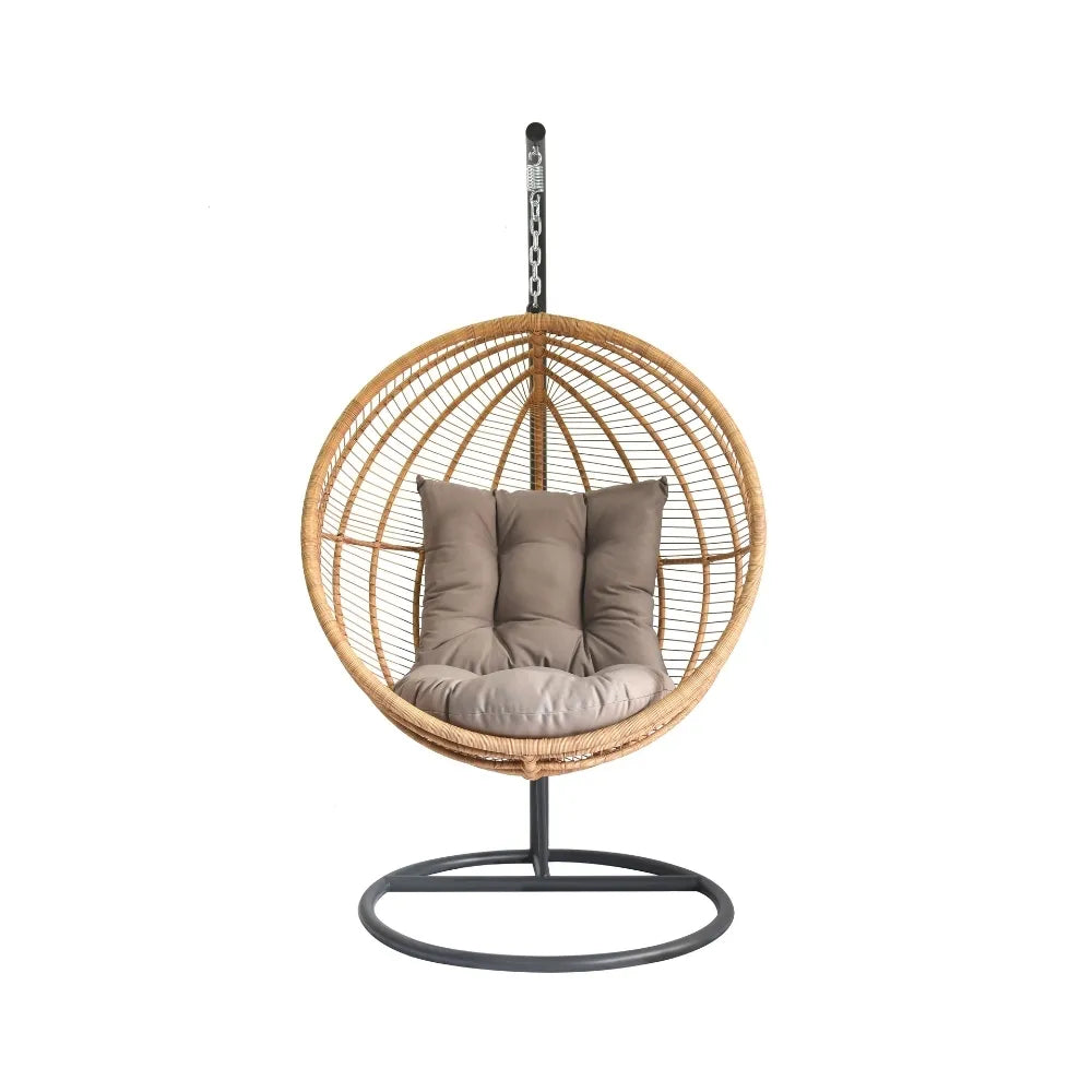 Sillón Colgante Venecia Negro/Natural