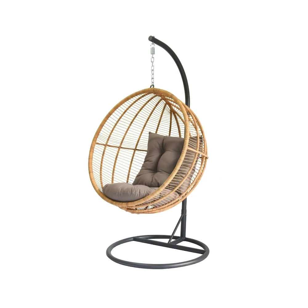 Sillón Colgante Venecia Negro/Natural