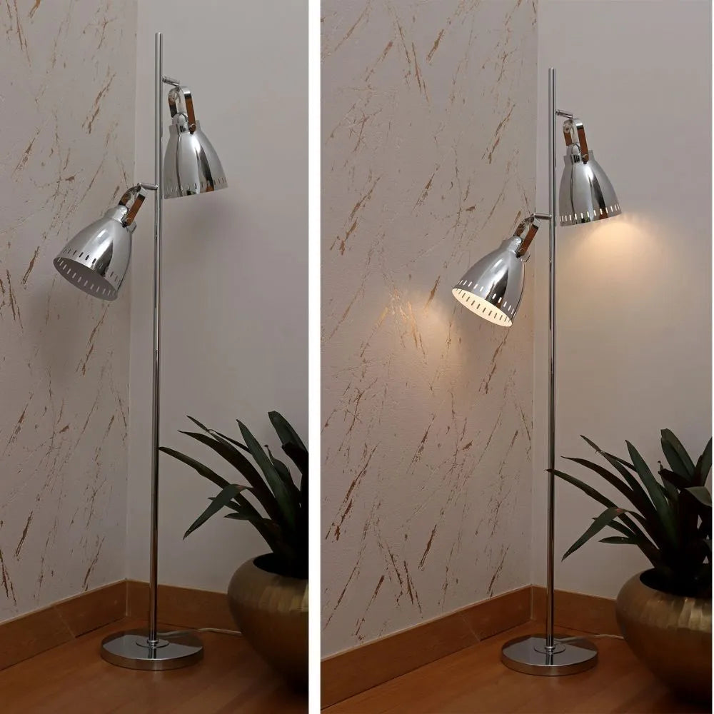 Lámpara de Piso Keyra Cromo