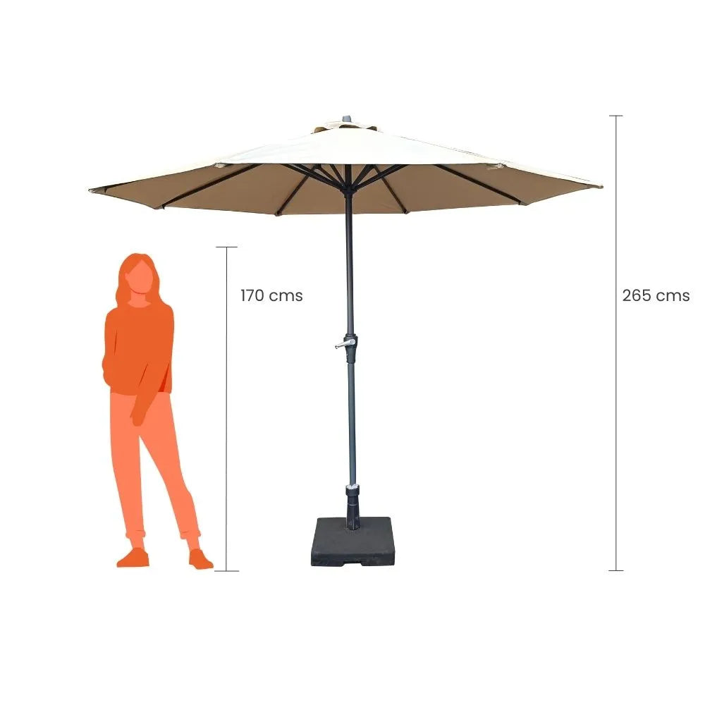 Parasol Durant Taupe