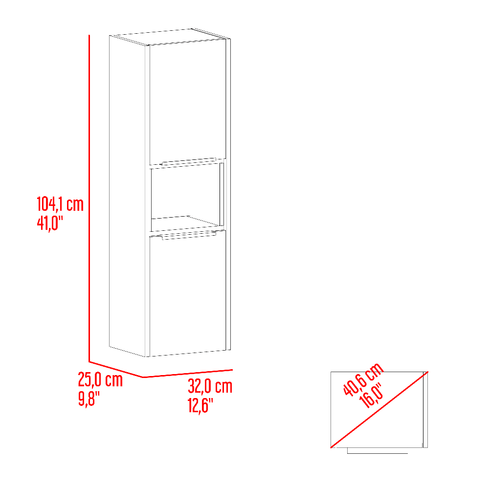 Mueble Auxiliar De Baño Kioto Bardolino