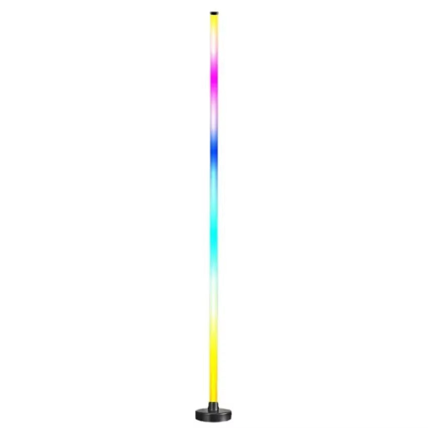 Smart RGB Floor Lamp with Music Sync Modern Mood Lighting LED Stand Lights for Bedroom Game Room Living Room Decor
